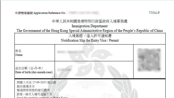 Kết quả Visa Hong Kong do Visa Viettin hỗ trợ