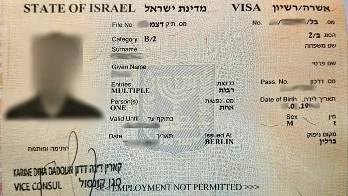 Kết quả Visa Israel do Visa Viettin hỗ trợ
