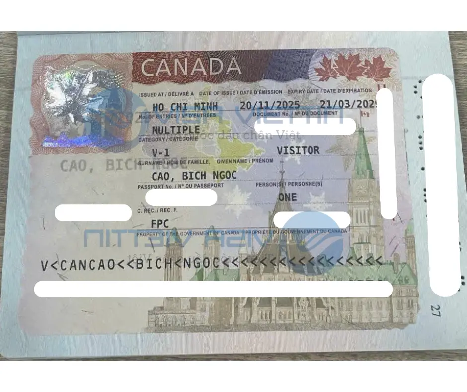 visa canada - visa viettin